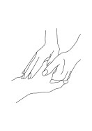 Holding Hands | Gör en egen poster